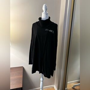 Joseph A Black Vintage Open Sweater Size M